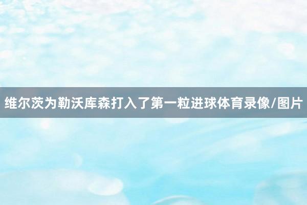 维尔茨为勒沃库森打入了第一粒进球体育录像/图片