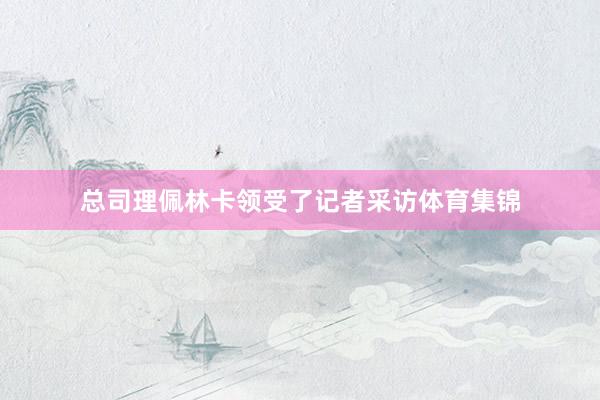 总司理佩林卡领受了记者采访体育集锦