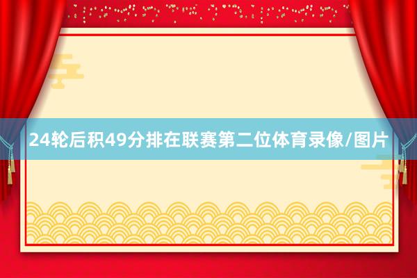 24轮后积49分排在联赛第二位体育录像/图片