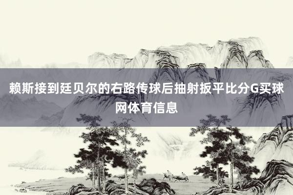赖斯接到廷贝尔的右路传球后抽射扳平比分G买球网体育信息