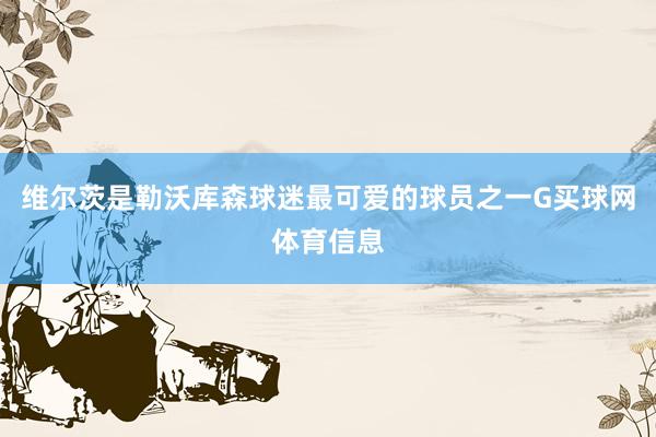 维尔茨是勒沃库森球迷最可爱的球员之一G买球网体育信息