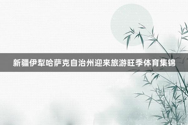 新疆伊犁哈萨克自治州迎来旅游旺季体育集锦