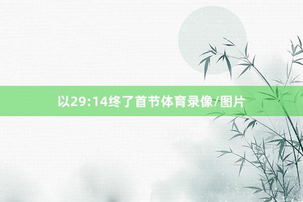 以29:14终了首节体育录像/图片