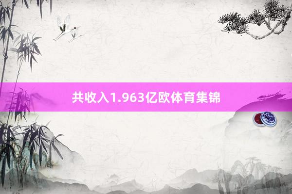 共收入1.963亿欧体育集锦