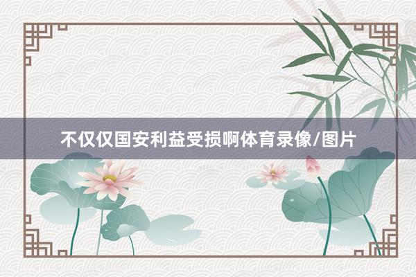 不仅仅国安利益受损啊体育录像/图片
